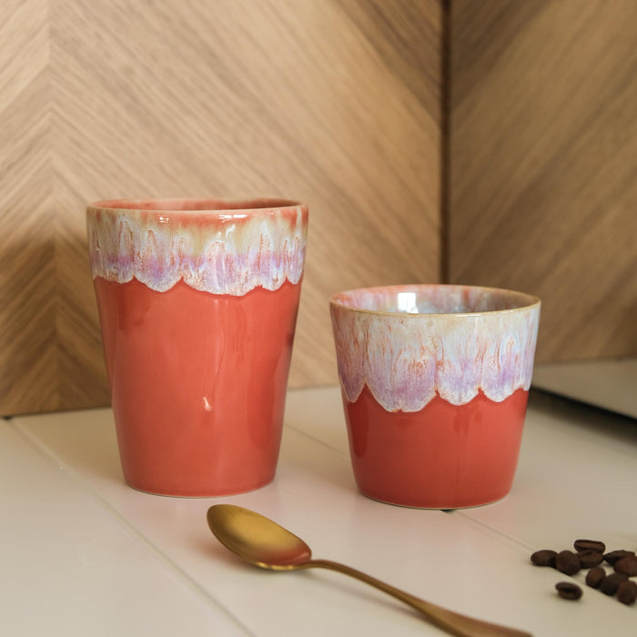 Kaffee Becher GRESPRESSO  - Farbe "Sunset Red"