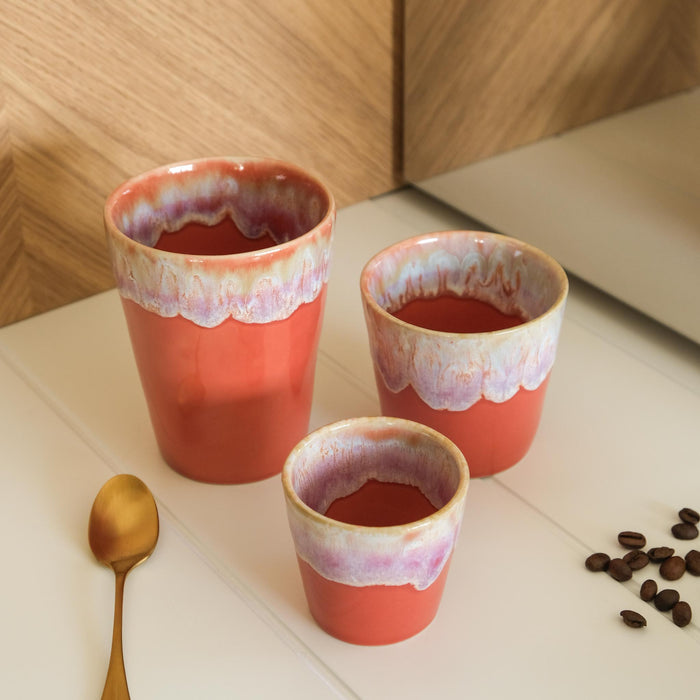 Kaffee Becher GRESPRESSO  - Farbe "Sunset Red"