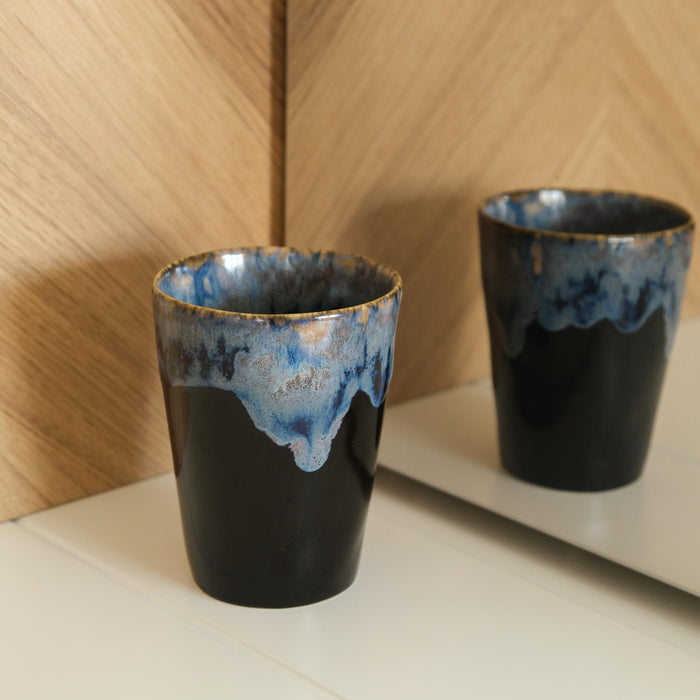 Caffe Latte Becher GRESPRESSO  - Farbe "Black"