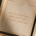 Geschenkbox Espresso Becher - Ein guter Tag