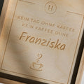 Geschenkbox Espresso Becher  - Kein Kaffee ohne 