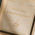 Geschenkbox Espresso Becher - Some Mugs, Endless Moments