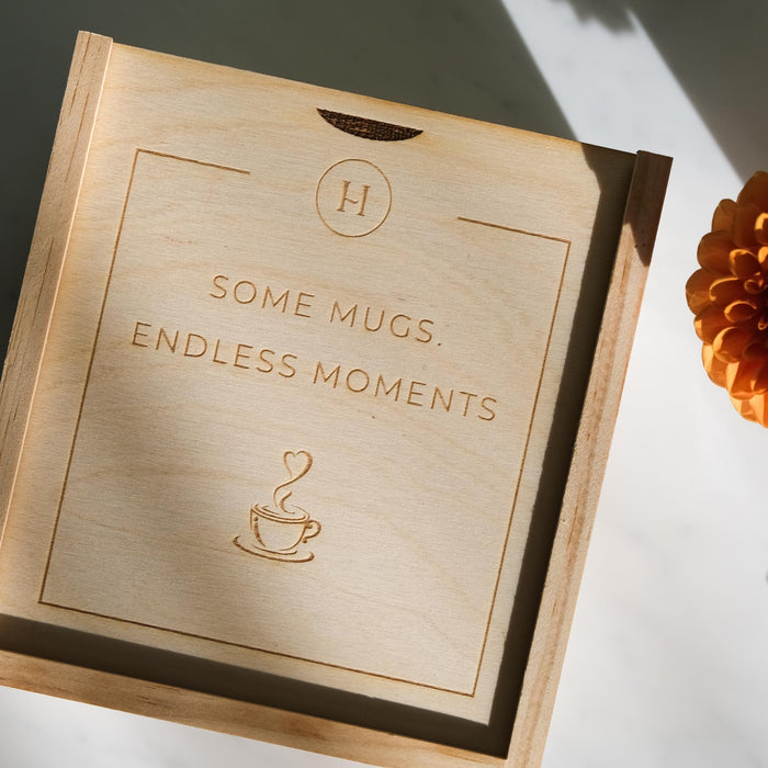 Geschenkbox Espresso Becher - Some Mugs, Endless Moments
