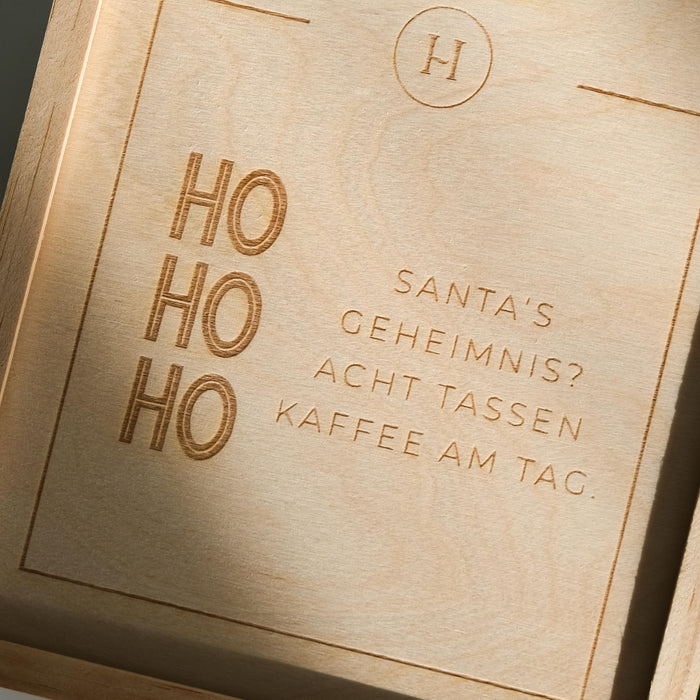 Geschenkbox Espresso Becher - Santa's Geheimnis