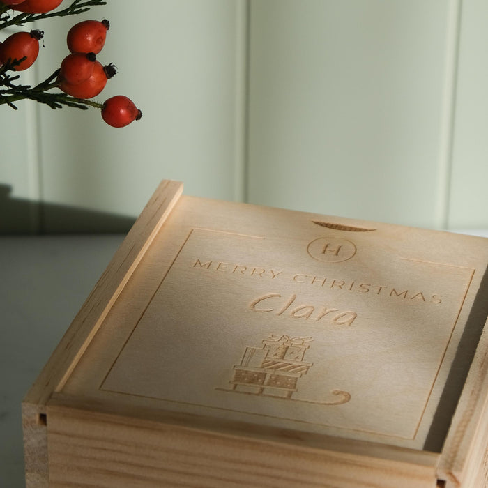 Geschenkbox Espresso Becher - Merry Christmas 2 PERSONALISIERT