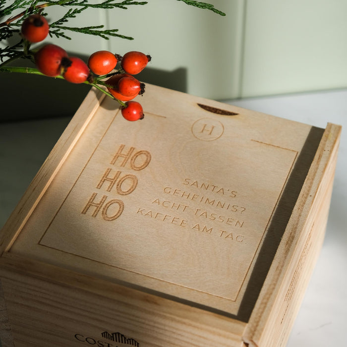 Geschenkbox Espresso Becher - Santa's Geheimnis