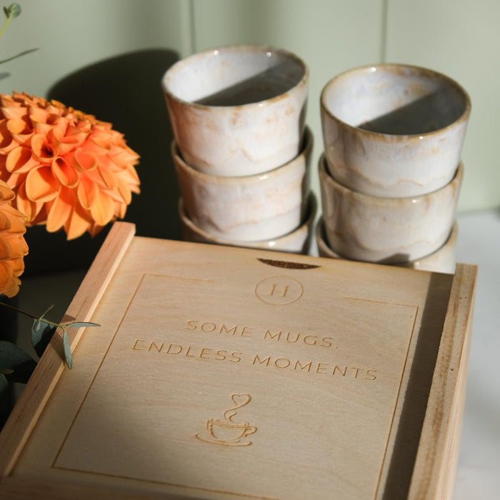 Geschenkbox Espresso Becher - Some Mugs, Endless Moments
