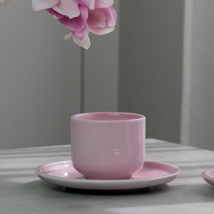 Porzellan Cappuccino-Duo Magnolia | Rose