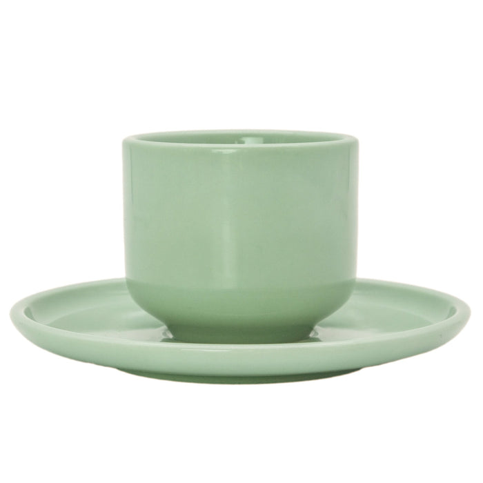 Porzellan Kaffee-Duo Magnolia | Pistachio