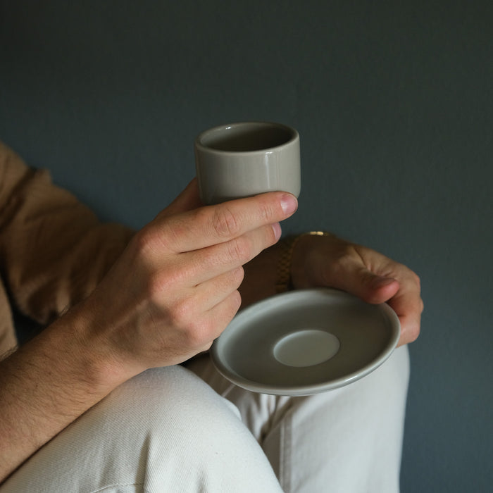 Porzellan Espresso Becher Magnolia | Greige