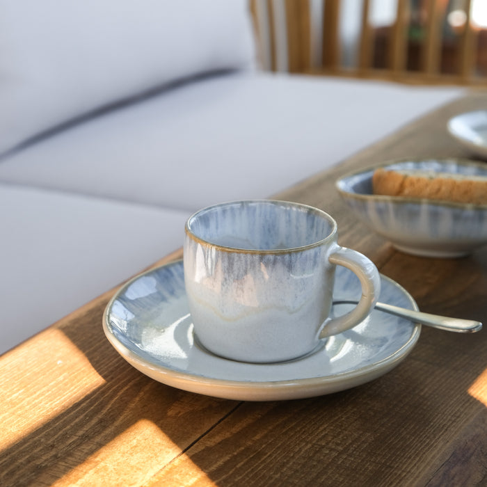 Espresso Tasse mit Untertasse - Kollektion Brisa
