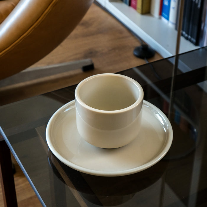 Porzellan Cappuccino-Duo Magnolia | Vanilla