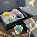 Geschenkbox 4 Espressobecher Grespresso Multicolor