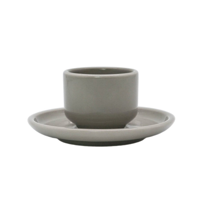 Porzellan Espresso-Duo Magnolia | Greige