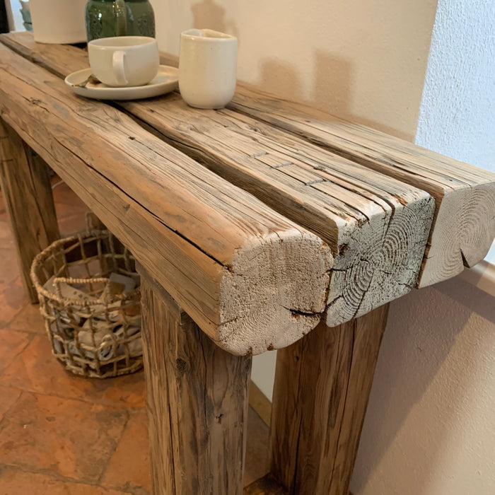 Konsolentisch / Sideboard aus Altholz