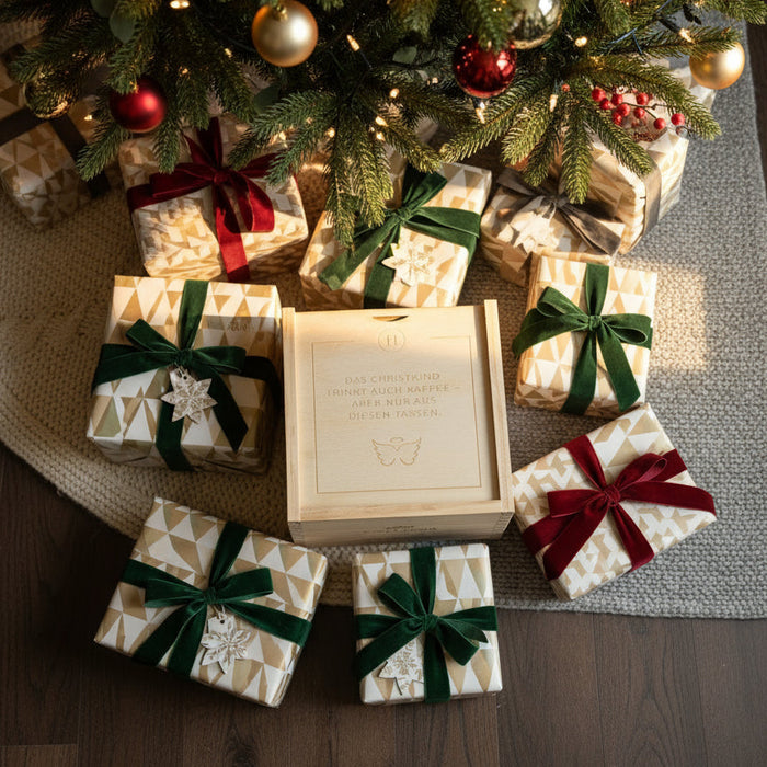 Geschenkbox Espresso Becher - Christkind