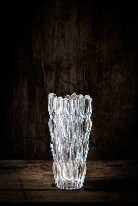 Vase aus Kristallglas