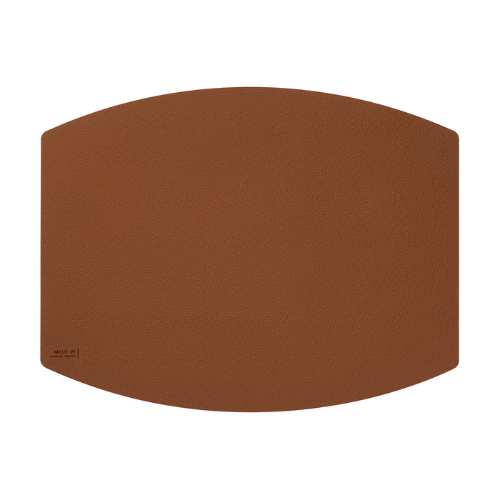 Tischset aus recyceltem Leder - Oval - Farbvarianten verfügbar