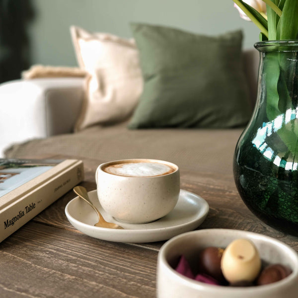 Cappuccino Tasse mit Untertasse