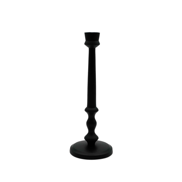 Eleganter Kerzenhalter, schwarz