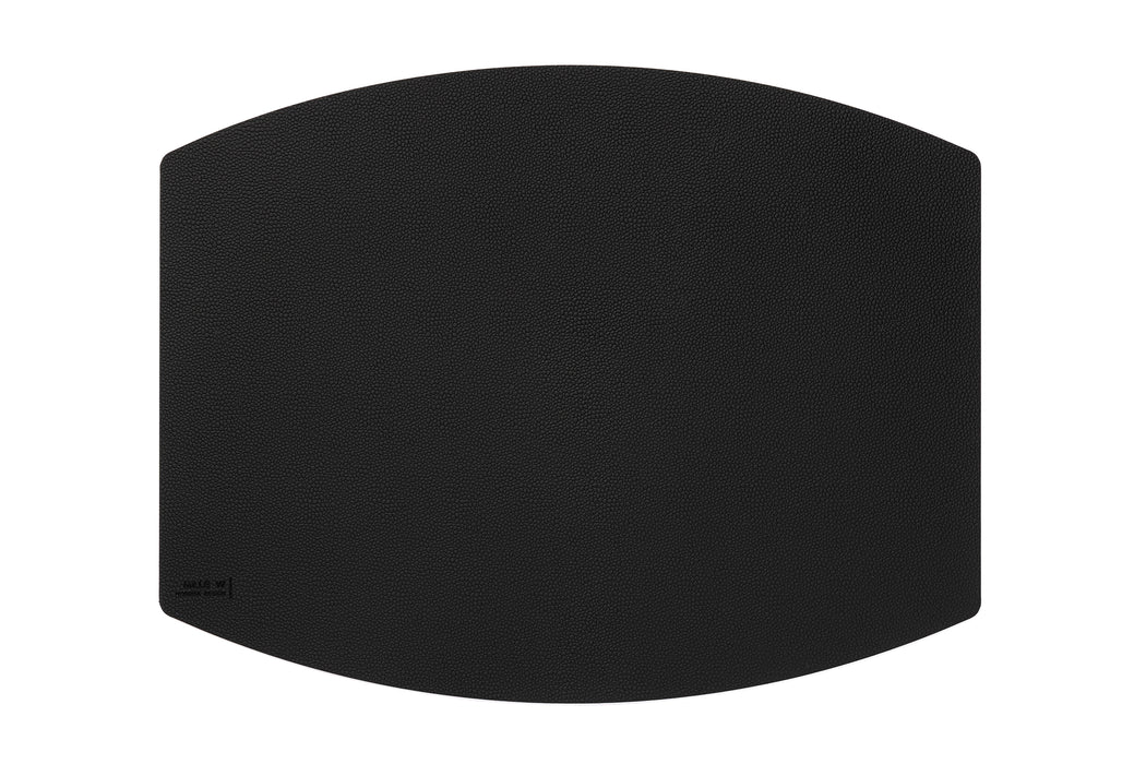 Tischset aus recyceltem Leder - Oval - Farbvarianten verfügbar