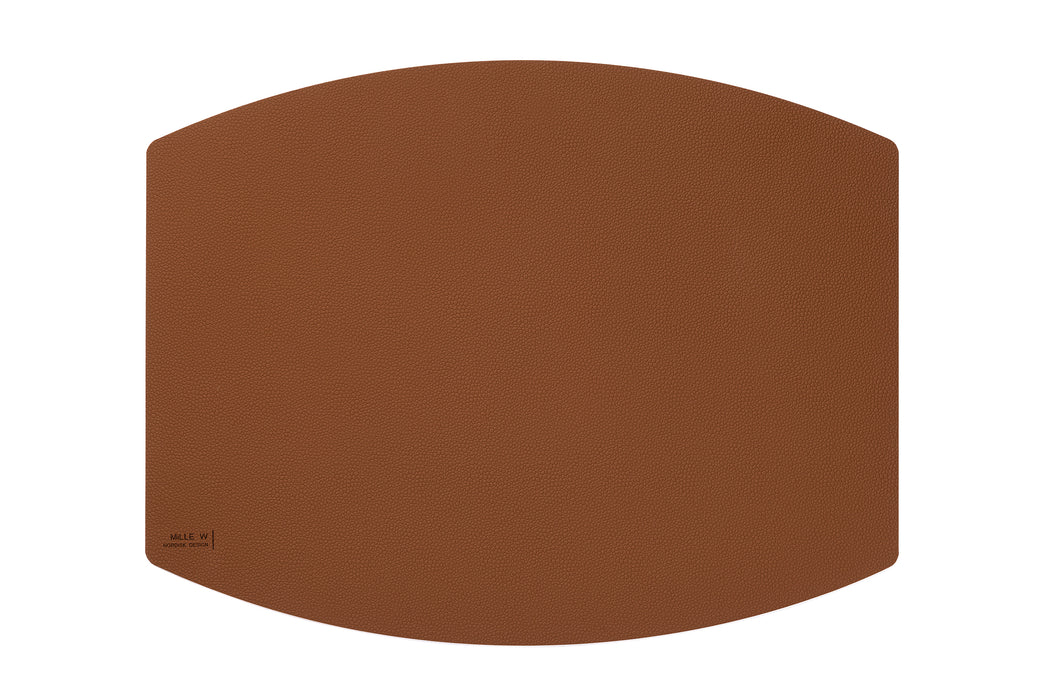 Tischset aus recyceltem Leder - Oval - Farbvarianten verfügbar