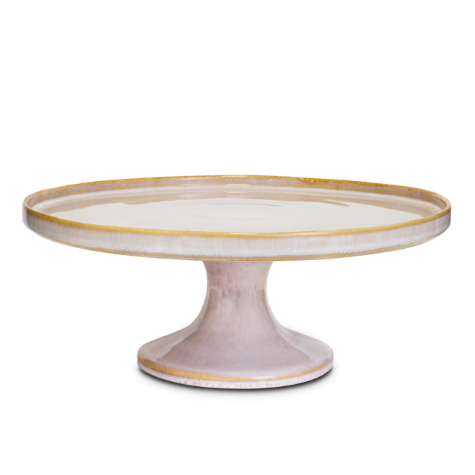 Tortenplatte/Servierplatte auf Standfuß 32cm  - Kollektion Amazonia