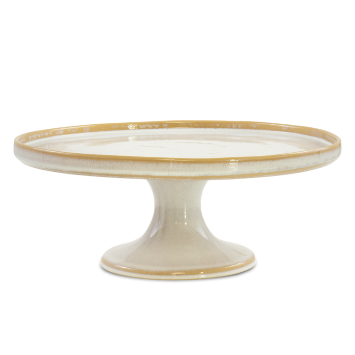 Tortenplatte/Servierplatte auf Standfuß 32cm  - Kollektion Amazonia