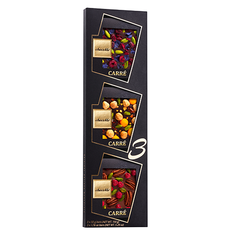 Dreier Set Schokolade dunkel  - 150g