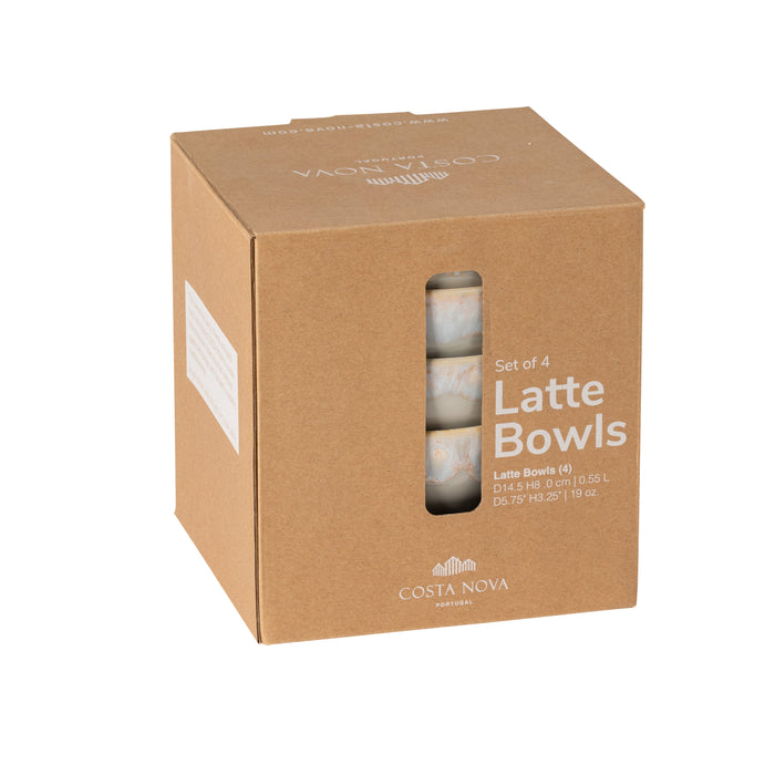 Müsli Bowls -  Geschenkset mit 4 Bowls - verschiedene Farben