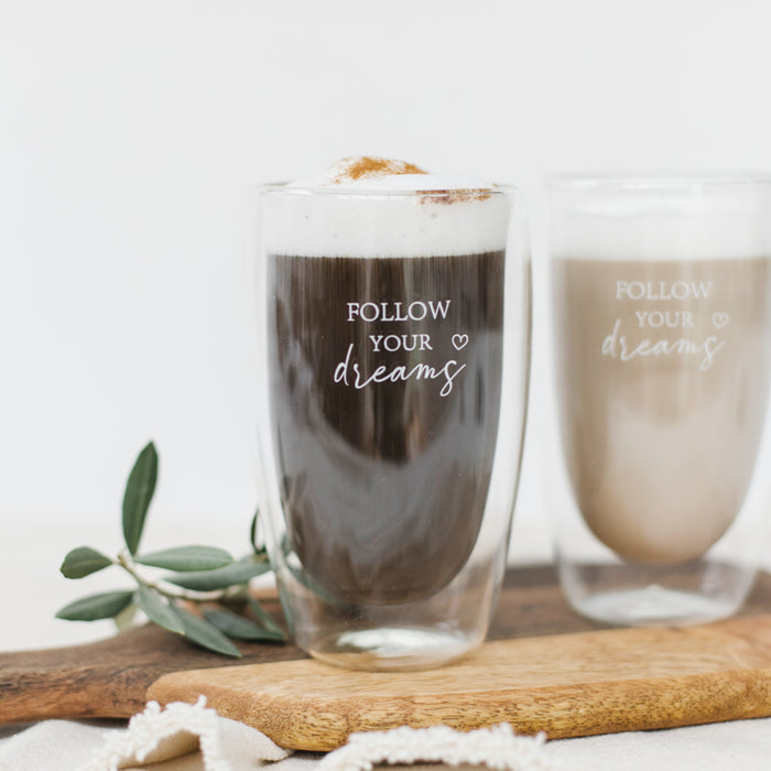 Großes Thermoglas für Caffè Latte/Tee