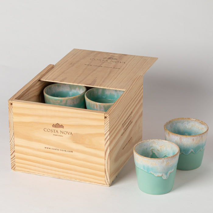 Geschenkbox mit 8 Kaffee Bechern GRESPRESSO