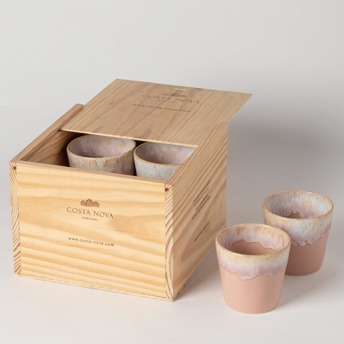 Geschenkbox mit 8 Kaffee Bechern GRESPRESSO