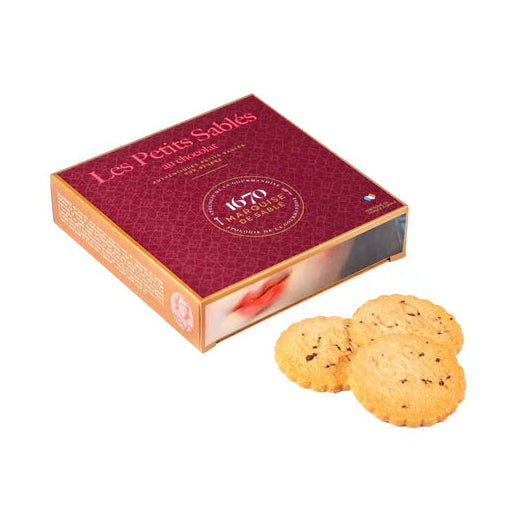 Sablés – feine französische Butterkekse mit Schokoladen Stückchen