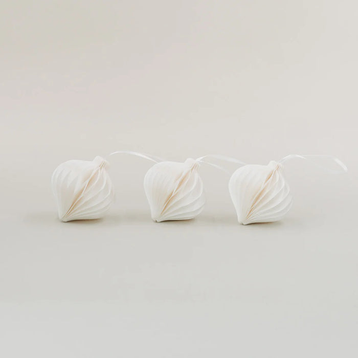 Papieranhänger Weihnachten 7cm - 3er Set