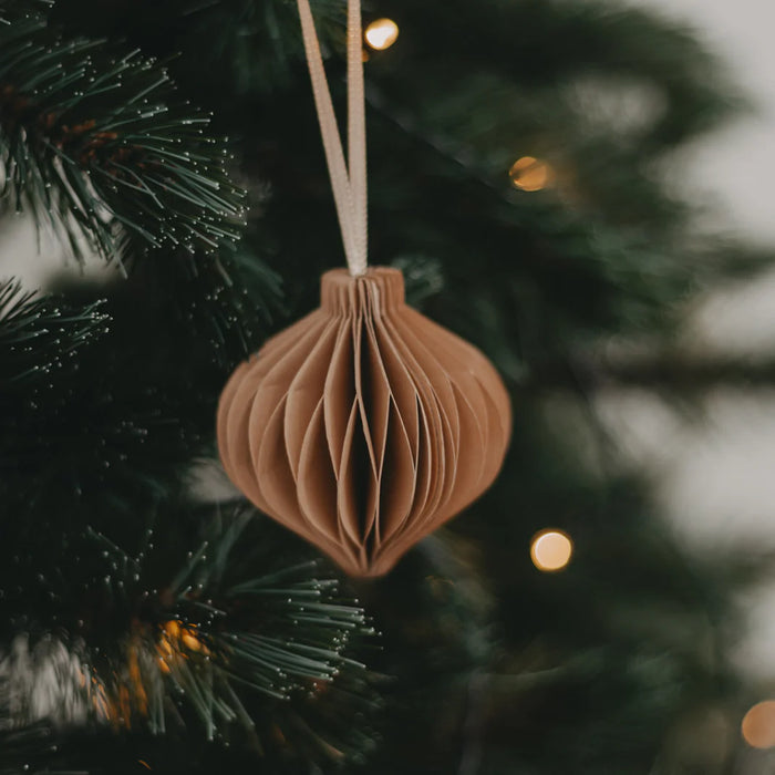 Papieranhänger Weihnachten 7cm - 3er Set