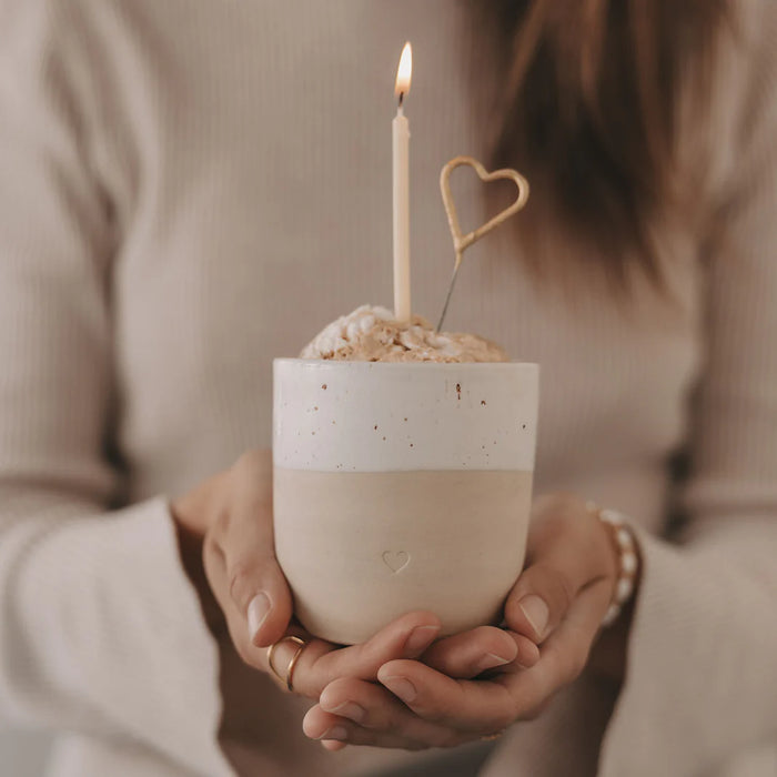 Becher für Kaffee/Tee -  Herz ♡