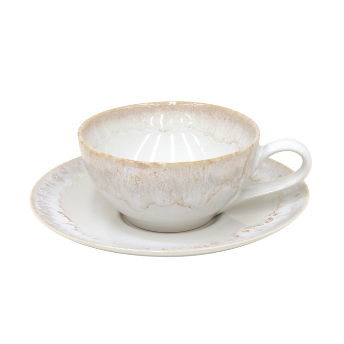 Cappuccino Tasse mit Untertasse  - Kollektion Taormina