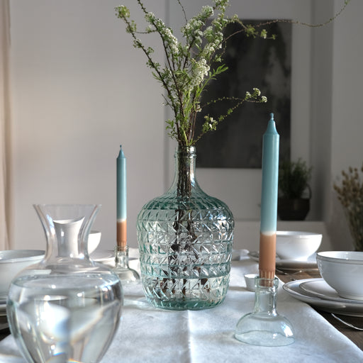 Vase aus Glas mit schlankem Hals - 30 cm - My Homents Interior