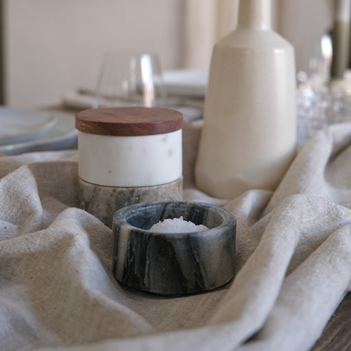Salz- und Gewürzbehälter- Marmor - My Homents Interior